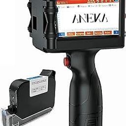 Aneka Handheld Inkjet Printer with Quick-Drying Ink Cartridge Portable Handheld Printer for Text/Barcode/Logo/QRCode/Counter/Batch Number/Date Coder(Printing Height: 0.08-0.5Inch)-image-82