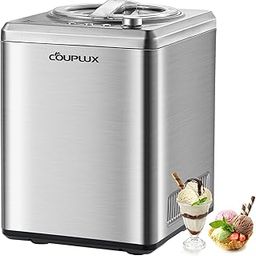 COUPLUX 2.64 Qt Ice Cream Maker, Largest Capacity & Fast Freezing Ice Cream Machine with Built in Compressor Easy Operate & Clean Ice Cream Maker Machine with All Stainless Steel, LCD Digital Display-image-25