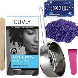 Brazilian Stripless Painless Hair Removal Wax For Men & Women| Quick & Easy Tan Removal Waxing For Face, Armpit & Bikini Areas Wax Beans 100gm, Wax For Women (Wax, Waxing Combo)-31