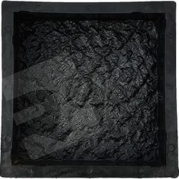 Reyal 8x8 Stone Paver Block Mould 60mm (Black PVC) Make In India For Outdoor Garden Pathmaker Road Paving Stone Tiles-14