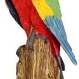 The Decorshed Big Parrot on Wood Log for Garden Decor, Home Decor, Parrot Showcase, Parrot Ideal for Gifts, Showcse for Garden Decor-image-80