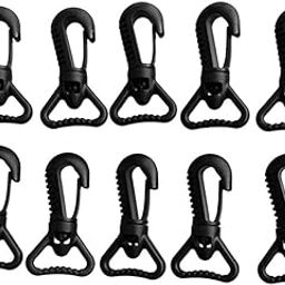 CALANDIS® 10 Pieces Small Compact Plastic Swivel Snap Hook Clip for 25mm Scuba Diving Webbing Gear Replacement | Sporting Goods | Water Sports | Scuba & Snorkeling | Other Scuba & Snorkeling-image-44