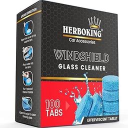 VOK57 Car Windshield Cleaning Tablets | 100 PCs Effervescent Solid Glass Cleaner | Concentrated Foam Wiper Detergent Tablets | Car Accessories for Windshield Washer Fluid-image-70