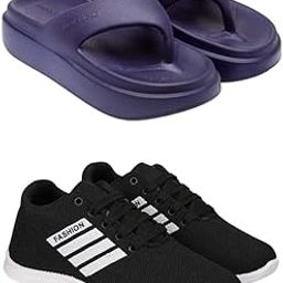 Extra Soft Classic Casual wear with Flexibility Technology Wedges Combo for Women's/Girl's(6112+1708)()-image-89