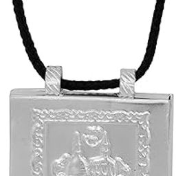 Silver Coating Over Brass Mecca Medina/Allah Word Amulet Tabeez Tabiz Taweez Pendant Locket For All-image-27