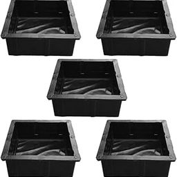 Reyal Black Rubber 6" X 6" MARBLE Paver Block mould(60mm) Interlocking Paver Mould (Pack of 5)-image-2