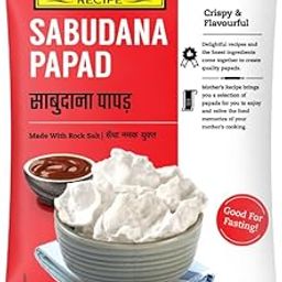 Mother's RECIPE Sabudana Papad Pouch, 70 Gram - Sabudana-image-37