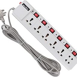 KLICK Nexa Plus-173 Power Strip (6+6) Extension Cord, Five 3-Pin and Two 2-Pin Socket Heavy Duty Portable Adaptor Plug (6A, 240V)-picture-16