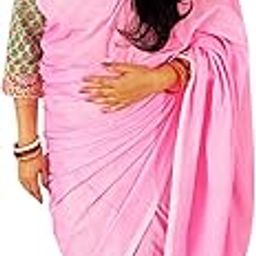 BlushLeaf Handloom Cotton Saree-image-41
