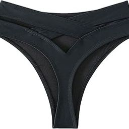 Women's Criss Cross Cut Out Back Bikini Bottoms Swimsuit Beachwear-image-50