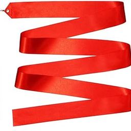 Tiptop Decoration Gymnastic Rhythmic Dancing Ribbon Streamer Stick (1 Piece) (Imperial Red)-image-89