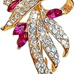 Brooch Pin Fashion Crystal Rhinestone Jewellery Pin Vintage Accessories Decoration Clothing Bouquet Brooches for Bridal Women Girl- S12-image-86