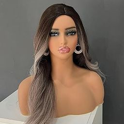 ATORSE Realistic Female Mannequin Head Hairpiece Display Stand for Sunglasses Scarf-image-37