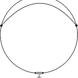 JEWELLERS 925 Sterling Silver Bag Black Thread Anklet|Payal|Bracelet For Girls|Women|Men|Boys|Kids|Children-image-26