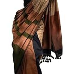 Women Pure Handloom Cotton Saree With Blouse Piece-18