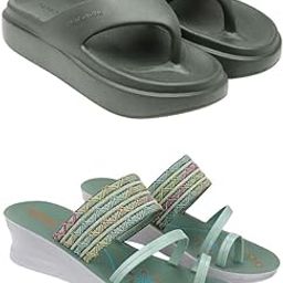 Extra Soft Classic Casual wear with Flexibility Technology Flats Combo for Women's/Girl's(6111-1948)()-image-54