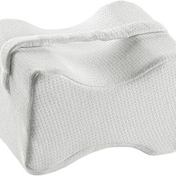 Wakefit Knee Pillow, Memory Foam Pillows, Knee Pillow for Sleeping, Side Sleeper, Sciatica Pain Relief, Knee Joints, Pregnancy, HIPS and Legs Pain, Leg Cushion with Washable Cover (White, Pack of 1)-image-8
