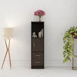 SIVOM Henry Multipurpose Storage Cabinet Engineered Wood Free Standing Cabinet Dark Wenge Finish Knock Down-image-70