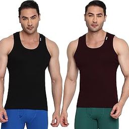 Men's Striped Regular Fit Vest (Colors-204-Derby-B(1)-Wn(1)-100_Black_Wine-image-74