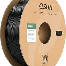 eSUN High Speed PLA+ Filament 1.75mm, 3D Printer Filament Speedy PLA Plus for Fast Printing, Dimensional Accuracy +/- 0.03mm, 1KG (2.2 LBS) Black-26