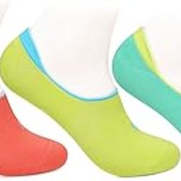 Unisex Multicolor Cotton Footlets Socks -Pack Of 3-image-3