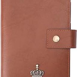 Passport Holder for Family 4 – Personalized Travel Wallet Organizer, Custom Vegan Leather Passport Cover for Family Trips, Sleek ID & Document Organizer for Travel, Tan-image-98