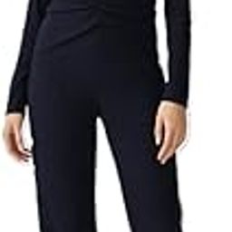 Women's Sleeveless Cut-Out Flared Jumpsuit, Black-picture-25