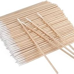 Wooden Micro Applicators Brush for Makeup and Personal Care 100pcs Pack-0