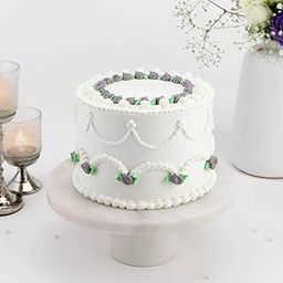 IGP - White Elegance Cake (600 Gm) Can be Gifted as Birthday Cakes, Anniversary Cakes, Valentines Day,Fathers Day-image-44