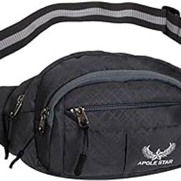 Apolestar Waist Bag - Stylish Chest Sling Cross Body Bag for Passport Mobile, Sport & Travel (Grey)-image-39