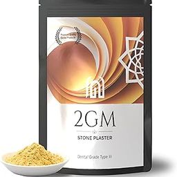 2GM Dental Yellow Stone Powder for Prosthetic Teeth Making, Used for Study, Casting Models & Dentist Laboratory Operations, Idols Leg/Hand Casting, Gypsum Powders, Type III, Pack of 1 (3 Kg)-12