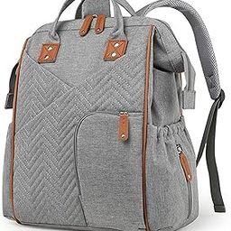 Winnies Diaper Bag for Mothers for Travel, Maternity Bag for Newborn Baby, Mother Travelling Bag, Multiple Pocket Water Resistant Hospital Bag for Moms (Grey)-image-75