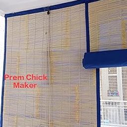 Balcony Blinds Bamboo Chick Blinds Size [4 feet x 10 feet] W/H Outdoor Curtain Sun Light Solution-16