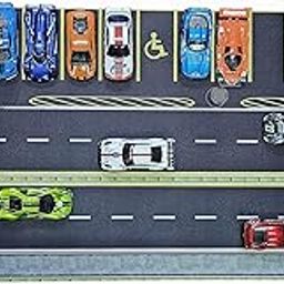 Street Soul | Highway and Parking lot Diorama for 1/64 Scale Cars (Hotwheels,Minigt, etc.) 22X11 INCHES **Cars not Included-12