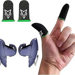 PRO Blueon Pubg Trigger 4 Finger Mobile Game Controller-L1R1 Gaming Grip Mobile Joystick Gamepad Controller. with Finger Sleeves Sweat Proof Non-Scratch Sensitive Thumb Gloves, (SRK-SLV Y345)-image-27