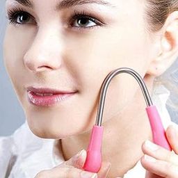 WOTOFY Women's Facial Hair Removal Spring Epilator Face Threading Natural Beauty Tool Stick for Women Upper Lip Cheek Chin Moustache Sideburns Neck Beauty Tool (Pack of 1)-picture-15