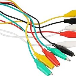 Gilhot® Imported 10 Pieces 50cm Double Ended Crocodile Clips Cable Alligator Clips Wire Testing-picture-18