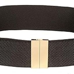 Stylish Wide Elastic Waist Belt for Women with Metal Buckle – Perfect for Jeans, Dresses & Saree – Fashionable & Comfortable|Black Color Belt|CI4046-image-43