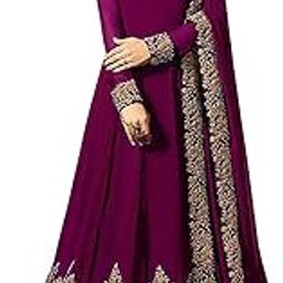 Women's Codding Long Anarkali Dress Material Gown With Duppta(Free Size)-image-23