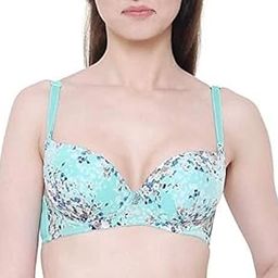 Women's Push-up Lightly Padded Bra Printed Bra-image-26