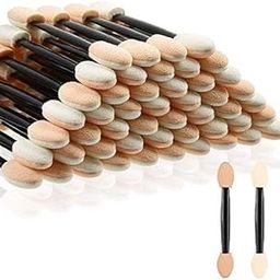 RED SQUARE Eyeshadow Applicators, Disposable Double Sided Oval Eyeshadow Brush Sponge Applicator Eye Makeup Applicators (Pack of 10) Multicolor (Pack of 10)-image-26