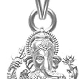 925 Sterling Silver God Ganesh Pendant Divine Religious God Pendant with Chain for Men & Women | God Locket | Gift For Bestfriend and Love ones.-image-21