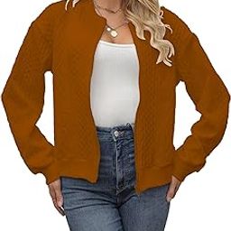 Women's Polyester Solid Color Long Sleeve Zip Up Bomber Casual Baseball Spring & Autumn Solid Texture Baseball Collar Jacket (JW 150)-image-48