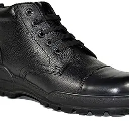 tsf Men's Leather Police Boot with Zip-picture-13