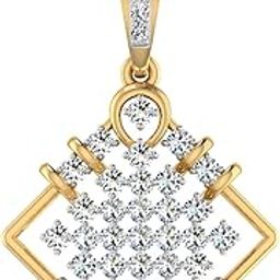 The Ramyaa 18KT Yellow Gold & Diamond Pendant-image-5