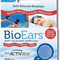 BioEars Soft Silicone For Waterproof & Sound Reducing Earplugs, Sleeping Earplugs, Noise Cancelling Earplugs, Swimming Ear Plugs Protection From Water & Noise (Pack Of 2) With Carry Case-23