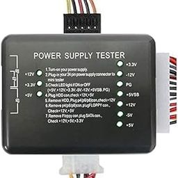 Power Supply Tester Motherboard Computer PC 24 pin 20 pin 8 pin 6 pin 4 pin for PSU, ATX, SATA, HDD, SMPS, PC, Floppy with LED Indicator Light-10