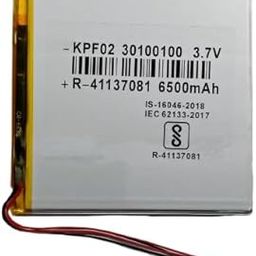 KP Original FO2-30100100 5Pin Wire with Connector 3.7v 6500mAh Rechargeable Battery for DVD, Compitable with Yoga Tablet, 6500 mah Capacity-7