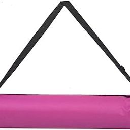Panchtatava Full Zipper Yoga Mat Bag, Exercise Mat Carry Bag with Broad Shoulder Strap (Yoga Mat Cover) (Plain-Pink Pack of 1)-image-99