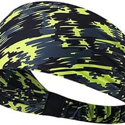 Proberos® Men Non Slip Sweatbands Lightweight Colorful Headbands（Green）-image-52